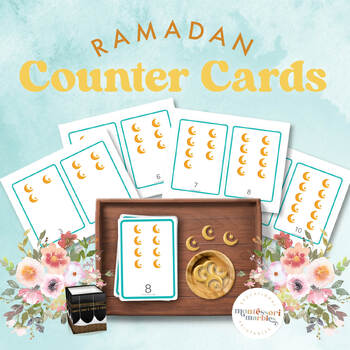 Preview of RAMADAN Counter Cards | Early Math | Counting 1 to 10