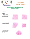 RAMADAN - make a Ramadan origami lantern