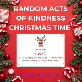 Preview of RANDOM ACTS OF KINDNESS 25 DAYS OF CHRISTMAS