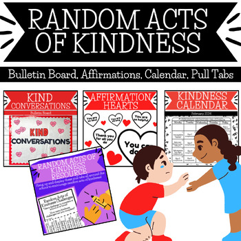 2023 RANDOM ACTS OF KINDNESS WEEK BUNDLE | RAK Week | SEL by Counselor ...