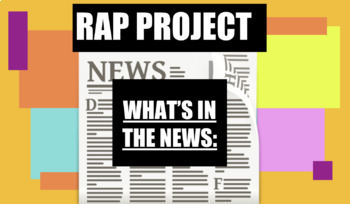 RAP PROJECT: What in the news? by sarah mcleod TpT