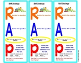 RAP Written Comprehension Strategy Bookmark and Song