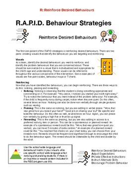 Preview of RAPID Behaviour Strategies Sample