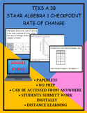 RATE OF CHANGE - STAAR CHECKPOINT A.3B