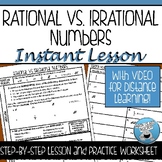 RATIONAL AND IRRATIONAL NUMBERS GUIDED NOTES AND PRACTICE