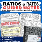 RATIOS AND RATES Doodle Math Interactive Notebooks (Guided Notes)
