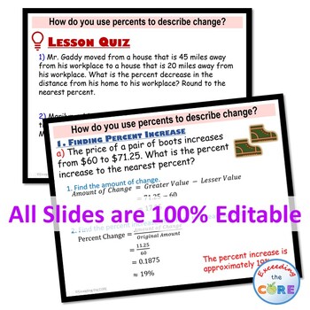 RATIOS & PROPORTIONAL RELATIONSHIPS: 7th Grade PowerPoint Lessons