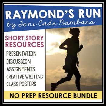 Preview of Raymond's Run by Toni Cade Bambara - Short Story Slides Assignments & Activities