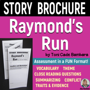 Preview of RAYMOND'S RUN Foldable Story Brochure - (Standards-Aligned)