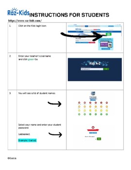 raz kids assignment url