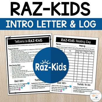 Preview of RAZ-Kids™ Parent Letter Reading Log Cheat Sheet | Reading A-Z Introduction