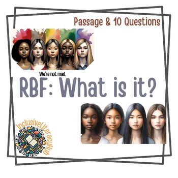 Preview of RBF: What Does It Mean? - Reading Comprehension & Inferencing Question set