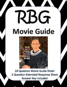 Preview of RBG Documentary: Ruth Bader Ginsburg Documentary Guide - Google copy included