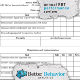 RBT Annual Performance Checklist