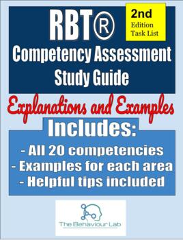 Preview of RBT Competency Assessment Study Guide | 2nd Edition Task List