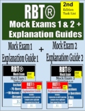 RBT Mock Exam 1 & 2 with explanation guide 1 & 2 | 85 ques