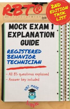 Preview of RBT Mock Exam 1 Explanation Guide | All 85 Answers Explained | 2nd Edition