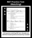 RBT Practice/Mock Test Part 2 (Matching)