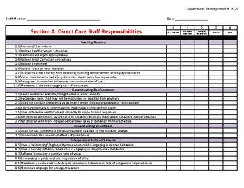 Preview of RBT Skills Assessment