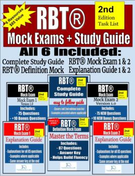 Preview of RBT Exam Study Guide with Mock Exams | 3 Mock Exams |RBT test prep | 2nd Edition