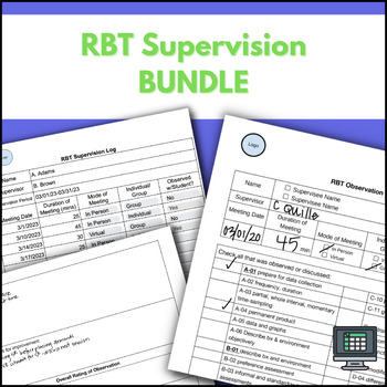 Preview of RBT Supervision Bundle