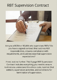 RBT Supervision Contract {EDITABLE}