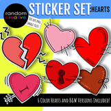 RC Sticker Set: Heart Attack Clip Art