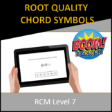 RCM Level 7 Root Quality Chord Symbols