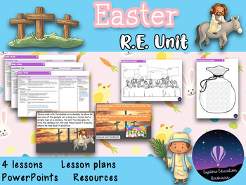 Preview of RE EASTER UNIT - 4 Outstanding Lesson Plans, PowerPoints, Curriculum