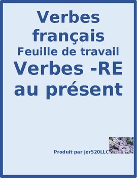 french present tense worksheet teaching resources tpt