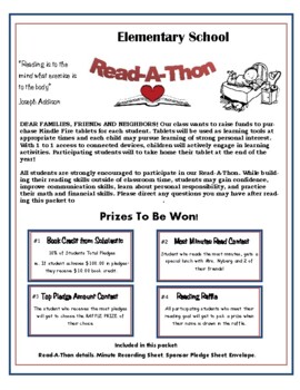 Preview of READ-A-Thon fundraiser