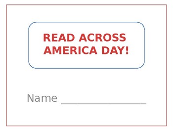 Preview of READ ACROSS AMERICA