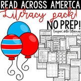 READ ACROSS AMERICA WEEK LITERACY PACK NO PREP! MANY STANDARDS!