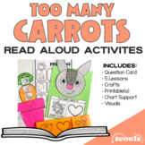 Too Many Carrots Read Aloud Activities | Spring Craft | Sp