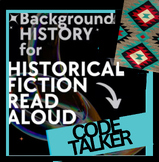 READ ALOUD HISTORICAL BACKGROUND INTRO Code Talker by Jose