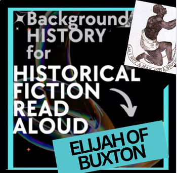 Preview of READ ALOUD HISTORICAL BACKGROUND INTRO-ELIJAH OF BUXTON photos, music, maps
