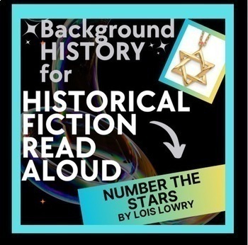 Preview of READ ALOUD HISTORICAL BACKGROUND PREREADING Number the Stars- Lois Lowry PPT