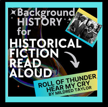 Preview of READ ALOUD HISTORICAL BACKGROUND Roll of Thunder, Hear My Cry Photos Maps Music