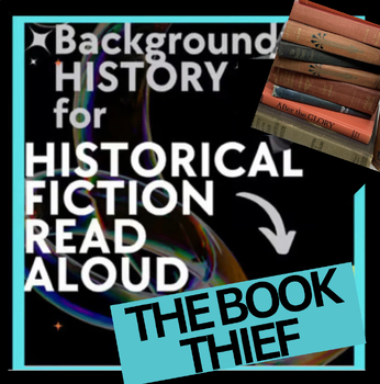 Preview of READ ALOUD HISTORICAL BACKGROUND The Book Thief-Marcus Zusak photos, music, maps