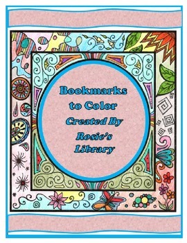 Preview of READ Bookmarks to Color III