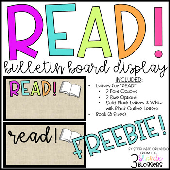 Preview of READ! Bulletin Board Display