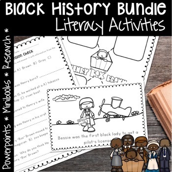Preview of BLACK HISTORY MONTH PROJECT BUNDLE