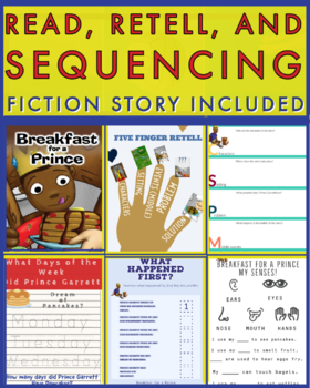 Preview of READ, RETELL, AND SEQUENCING
