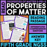 READ about Properties of Matter Station - 5th Grade Scienc