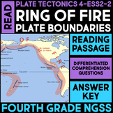 READ Ring of Fire - 4th Grade Earth Science Reading Passag