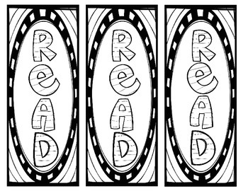 Preview of READ Bookmarks Freebie!