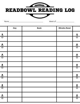 Preview of READBowl Reading Log & Tracking System | Read With Malcolm Reading Competition