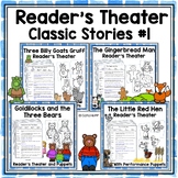 READER'S THEATER BUNDLE  #1  -  4 Classic Stories with Puppets!