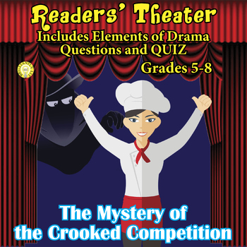 Preview of READERS THEATER MYSTERY SCRIPT with Elements of Drama Questions