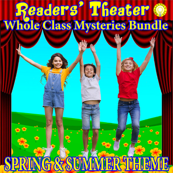 Preview of READERS' THEATER MYSTERY SCRIPTS- Whole Class Spring & Summer Mysteries-26 roles
